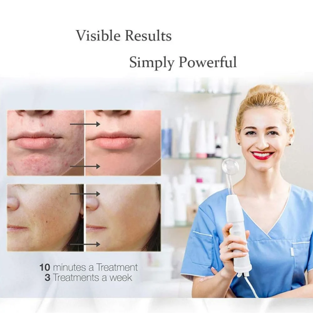7 Electrode Tubes Beauty Machine Ozone High Frequency Wand for Face Hair Eye Massage Face Care Skin Care Device for Women&Men 4