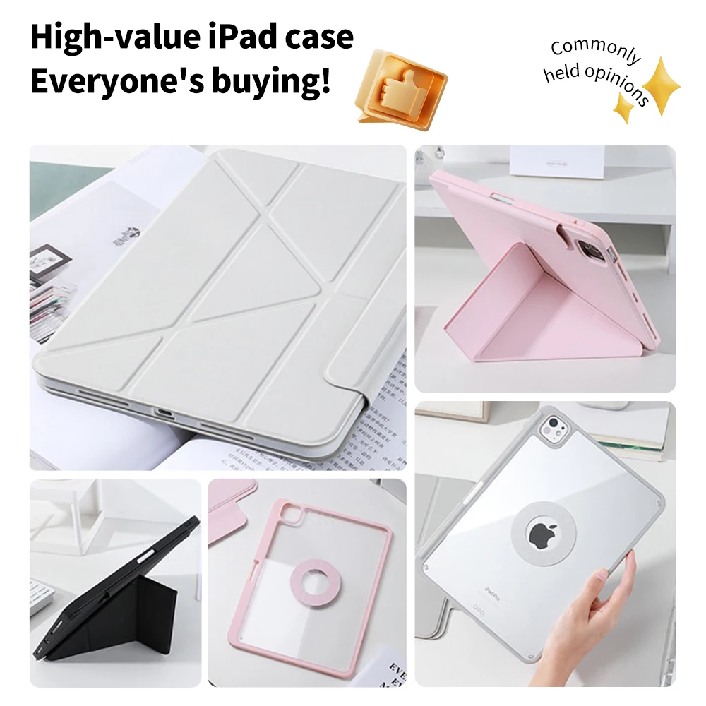 Universal Magnetic iPad Case - Versatile and Protective Tablet Cover