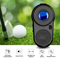 REVASRI Golf Rangefinder เครื่องวัดระยะทางแบบชาร์จไฟได้พร้อมสวิตช์ลาดและการสั่นสะเทือนล็อคธงสําหรับโปรโมชั่นการเล่นกอล์ฟและการล่าสัตว์ 3
