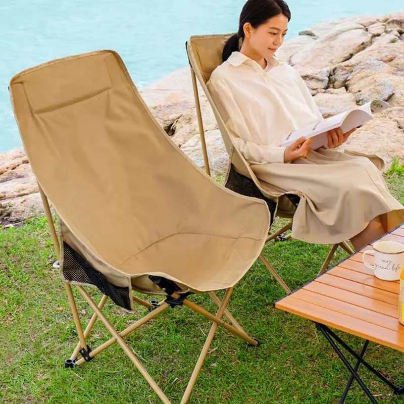 Outdoor Folding Chair Moon Chair Camping Folding Chair Stool Portable Stool Fishing Fishing Chair