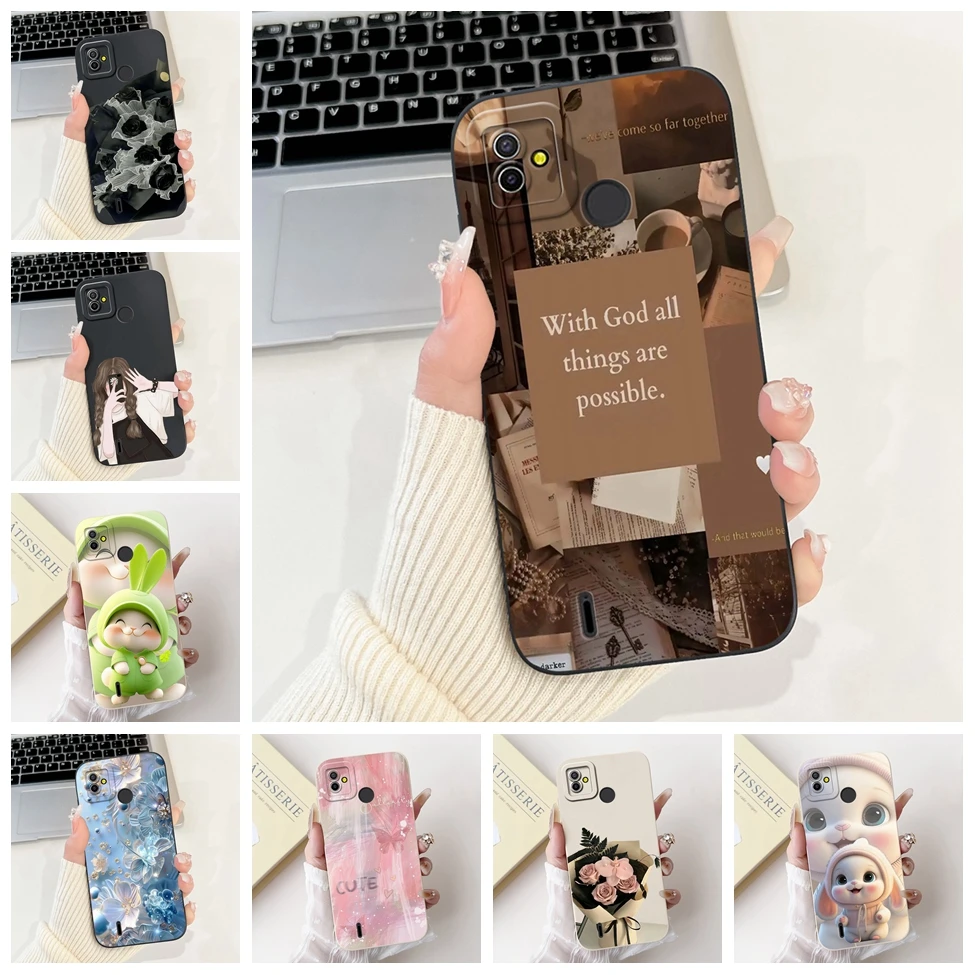 Silicone Cute Fashion Butterfly Flower Love Painted Phone Case