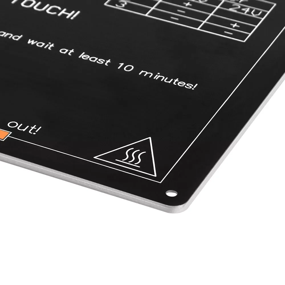 Substrato de Alumínio Cama Aquecida para Ender3 Hotbed com Cabo Plataforma de Heatbed Peça da Impressora 3d 220 mm 235 mm 250 mm 310 mm x mm 12v 24v - Imagem 3