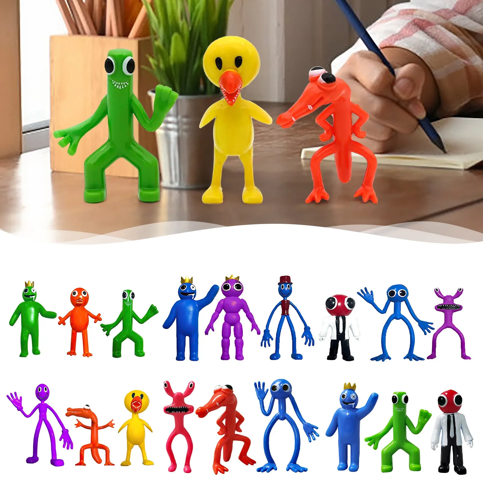 Rainbow Friends Figure Model, Figurines Pour Enfants Fans De Jeux