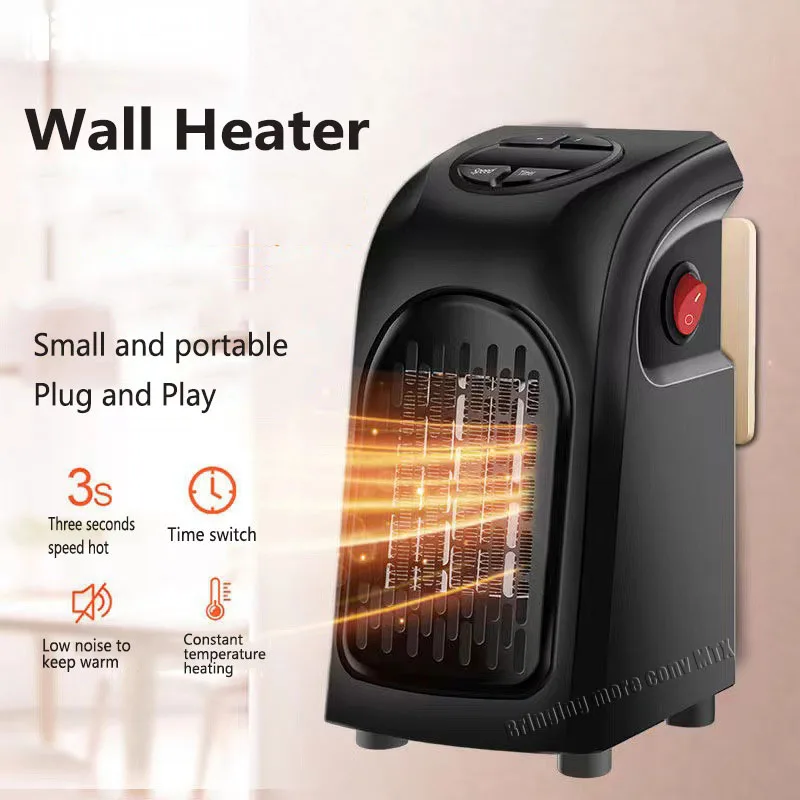 Electric Portable Heater Mini Wall Mount Home Office Desktop Warm Air Heater  Warmer Fan Silent Remote Fast Heat Thermostat 220V - AliExpress