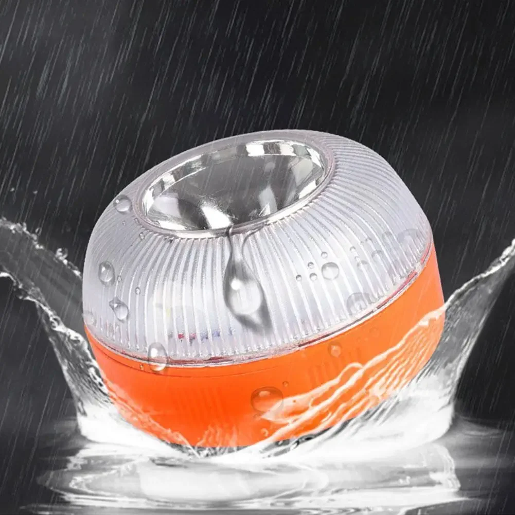 Spanish Car Emergency Light White Light Yellow Flashing Lights Traffic Strong Magnetic Induction Electric