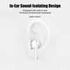 For Apple iPad Laptops Tablet Headphones For iPhone 16 15 14 13 12 11 Pro Max Earphones X XS 7 8 Plus 3.5mm Stereo Wired Earbuds 6