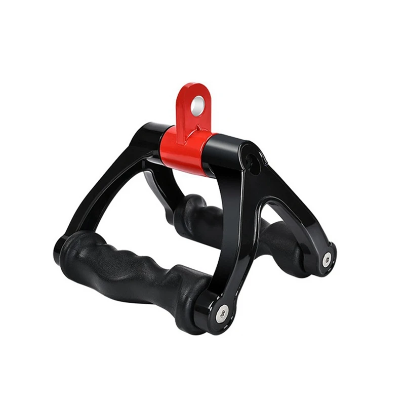

Double D Handle Row Handle Grip Triangle V Shaped Handle,Cable Machine Attachment, LAT Pull Down Low Row
