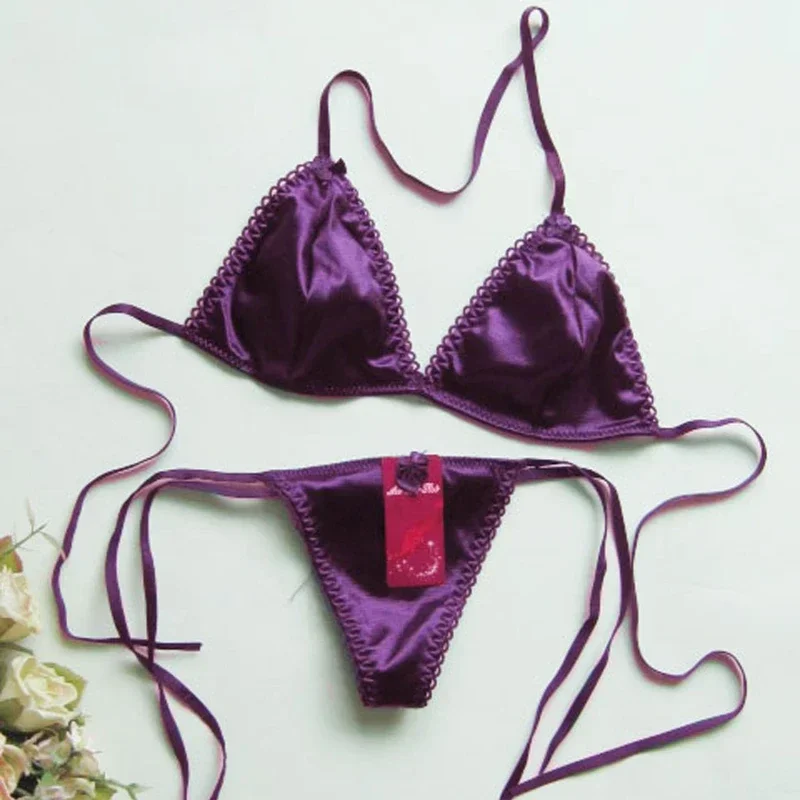Injong-String en dentelle pour femme, sous-vêtement sexy, culotte taille basse, lingerie intime
