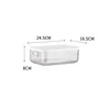 Home Multifunction Rectangular Desktop Stackable Cosmetic Organizer Jewelry Makeup Plastic Box Clothes Accessories Basket Shelf 4
