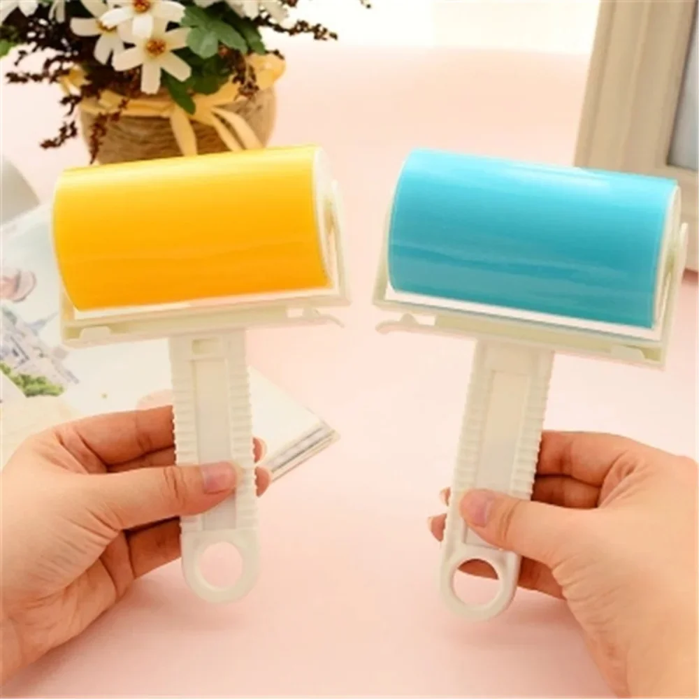 Reusable Lint Remover For Clothes Hair Pet Remover Washable Clothes Sticky Roller Sofa Dust Collector Household Cleaning Tools