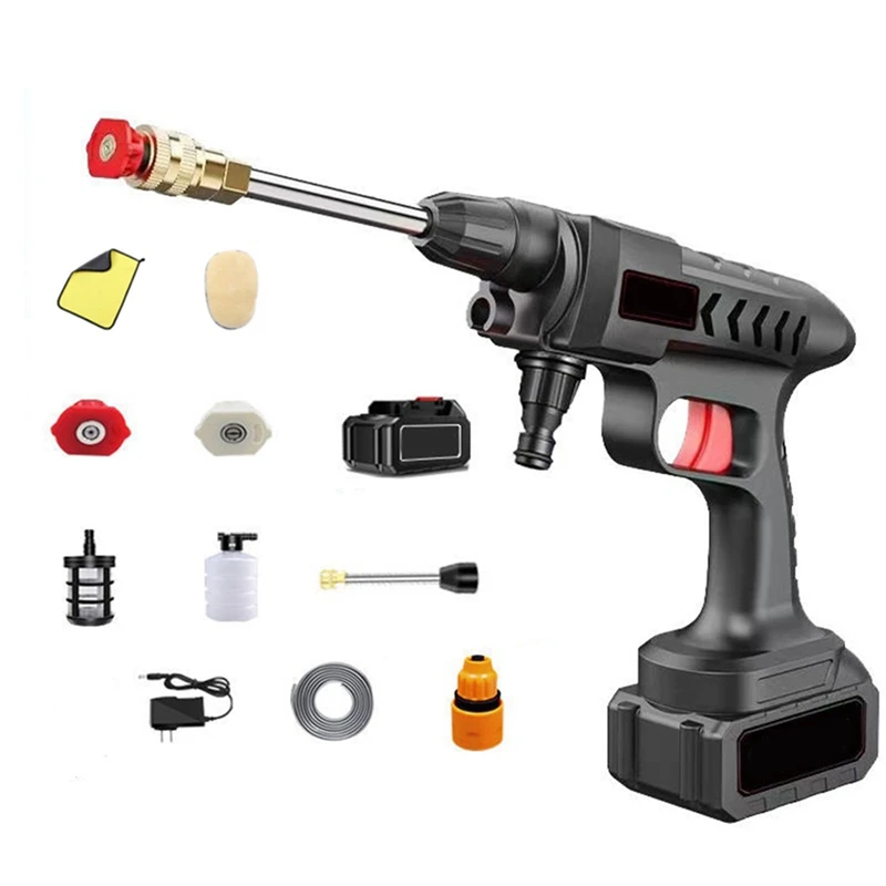 

Мойка высокого давления аккумуляторная, 30000 мАч, 300 Вт, европейская вилка