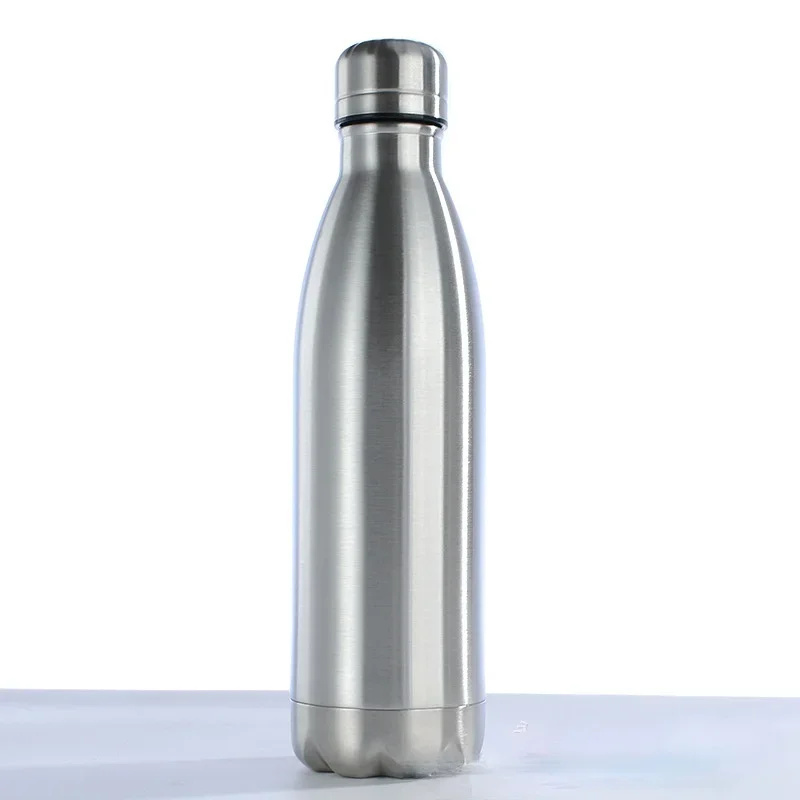Stainless Cola Motion Sport Water Bottle Rugged Water Cup Monolayer No Heat Preservation Metal Color Cola Drink Bottle Drinkware water bottle sports water bottle sports bottle stainless steel water bottle stainless steel cup stainless steel mug