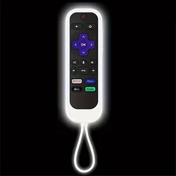 Silicone Dust-Proof Anti-Slip Protective Remote Control Case (White)