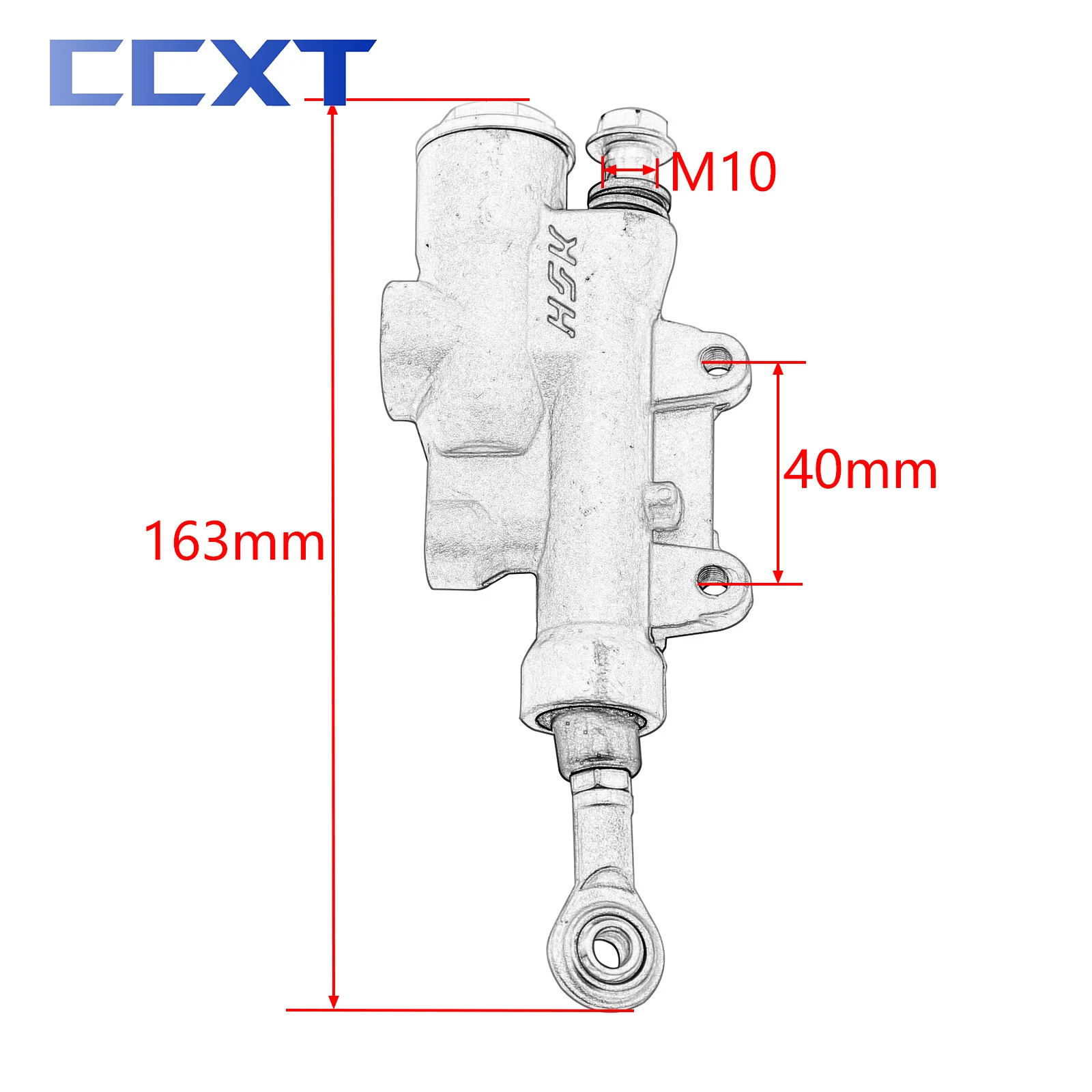 Motorcycle Rear Brake Pump Rear Hydraulic Brake Master Cylinder Pump For Husqvarna TC FC TE FE TX FX KTM EXC EXCF XC XCF SXF