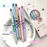 ZENNYTH Morandi Unisex Pen 5, Medium Smooth Writing Pen Cute Women's High end Series Quick drying 0.5mm Black Ink Pen Diary Note 1