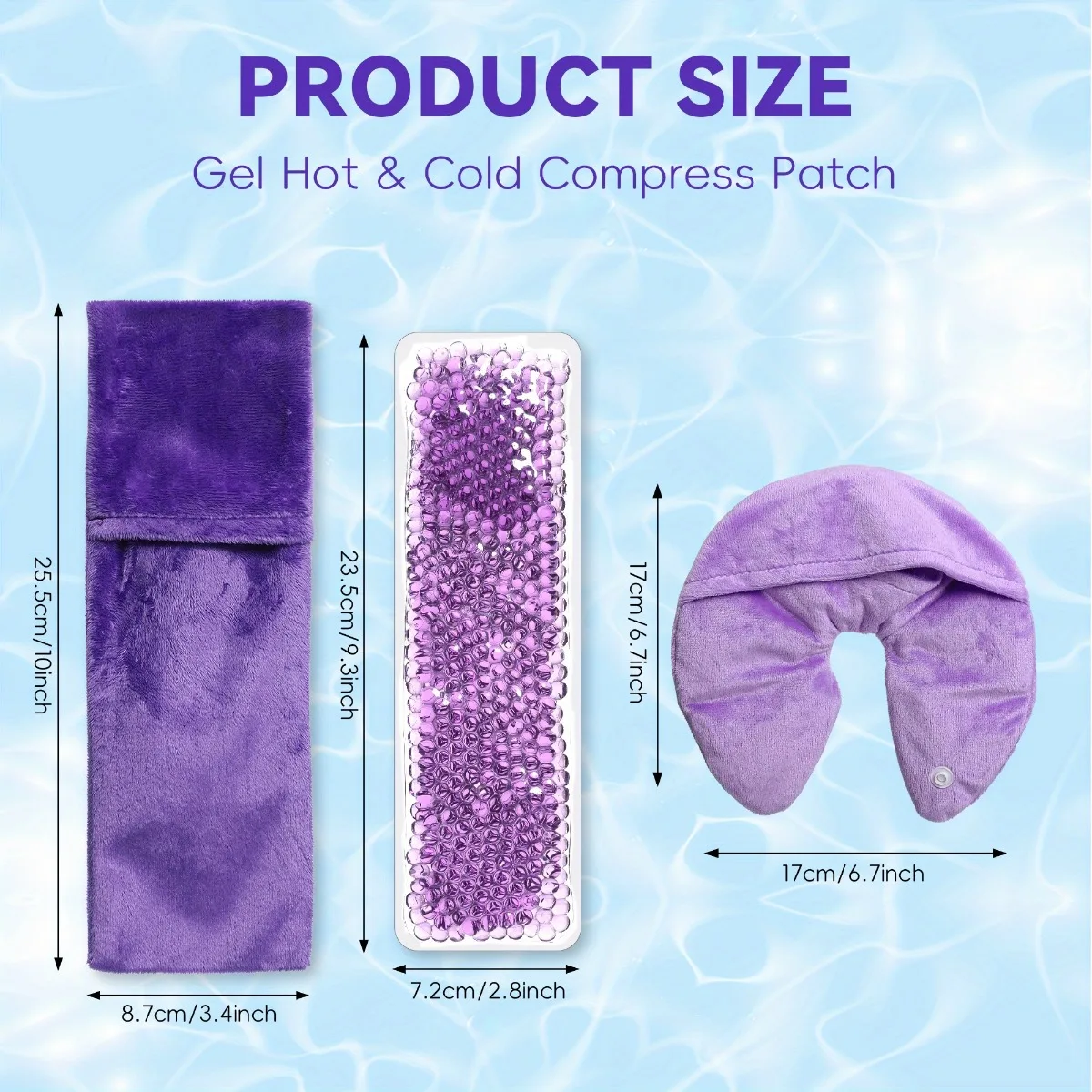 Breast Ice Packs for Breastfeeding & Reusable Perineal Cooling Pad for Postpartum  Hot Cold Packs for Women After Pregnancy