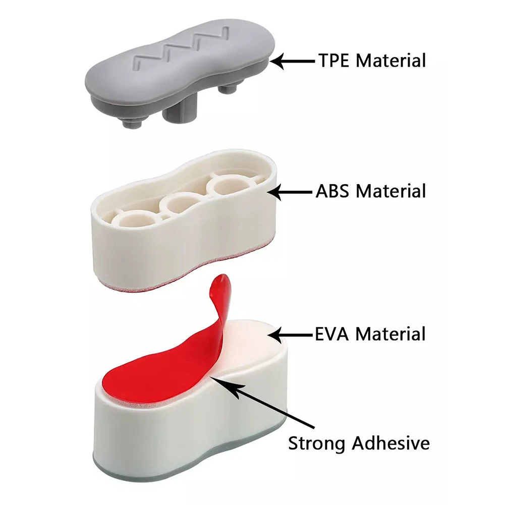 4Set Adjustable Bidet Seat Risers Toilet Seat Risers Toilet Lid Bumpers Gasket