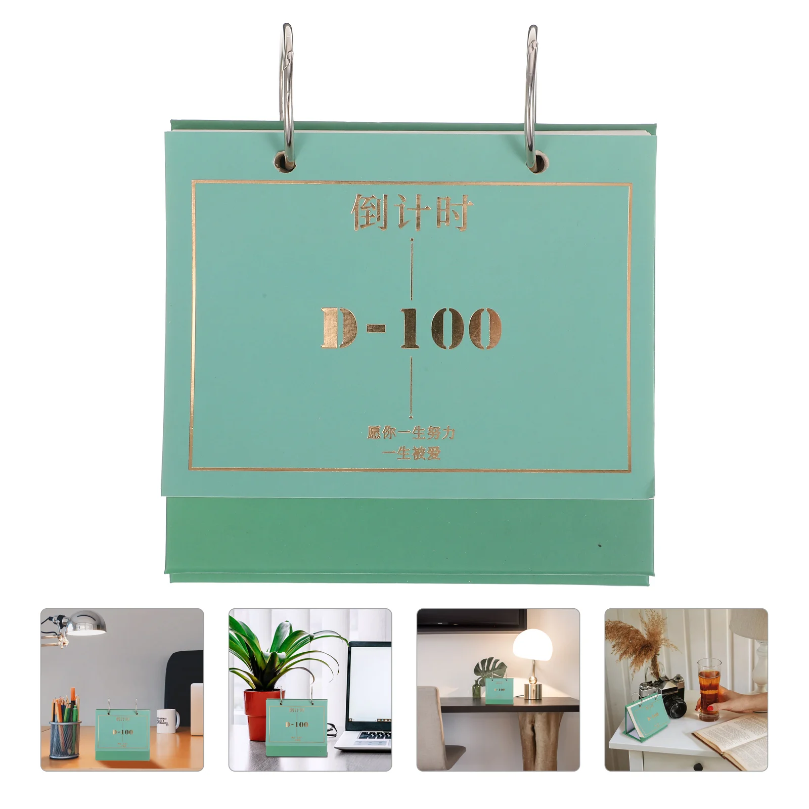 

100 Day Countdown Easels Desk Desktop 2023 Easel Time Planning Turn The Page Round Binder