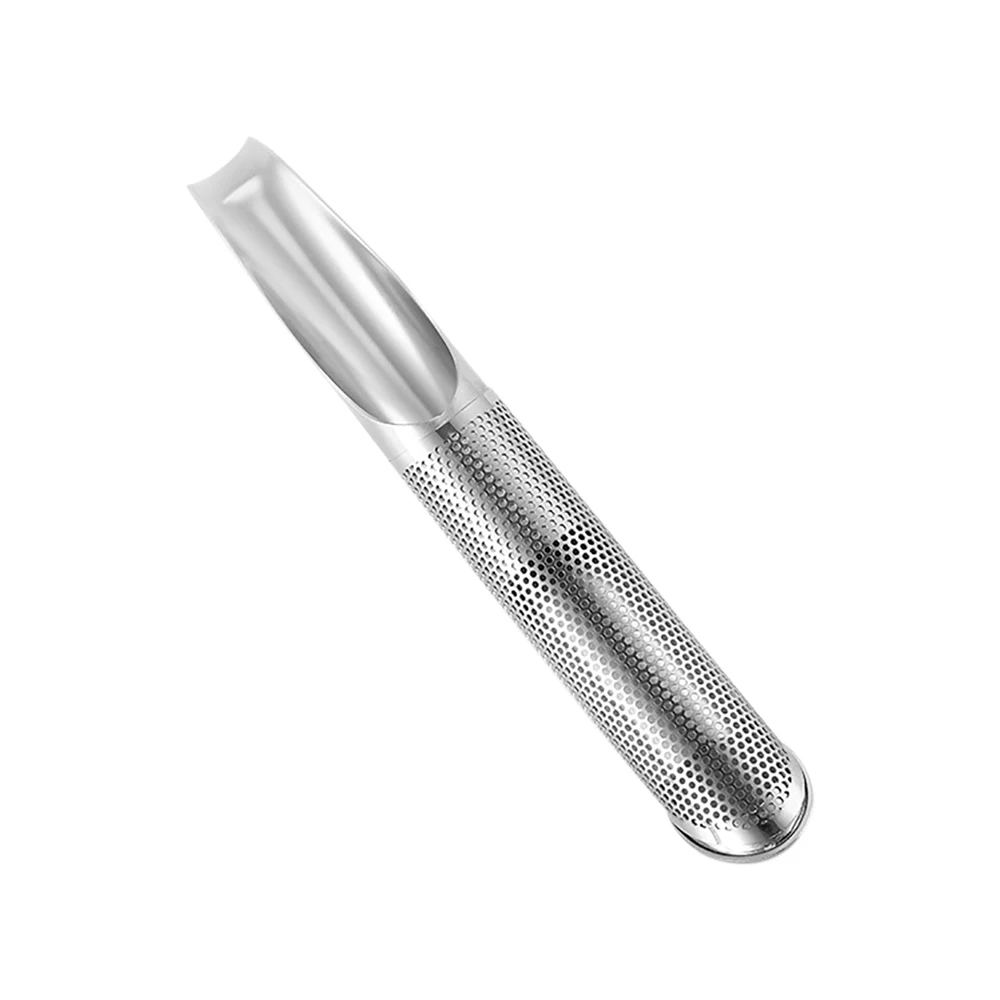 Tea Infuser Kitchen Accessories Stainless Steel Infuser Pipe Design Touch Feel Holder Tool Tea Spoon Infuser Filter