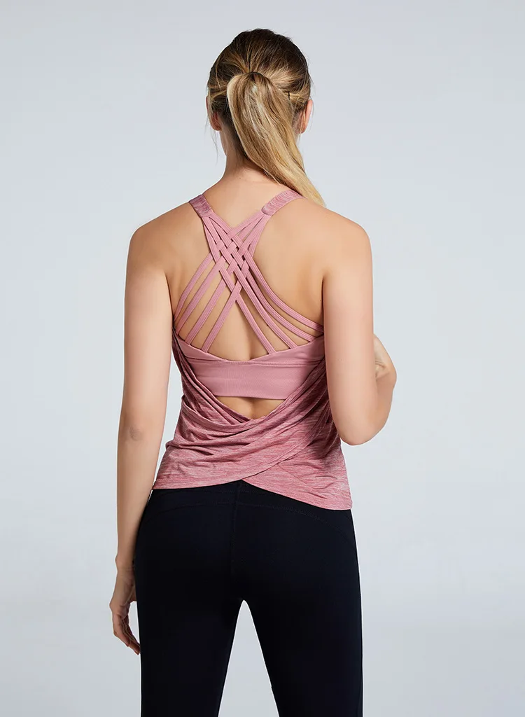 Fitness Shirt with Bra - Image 11
