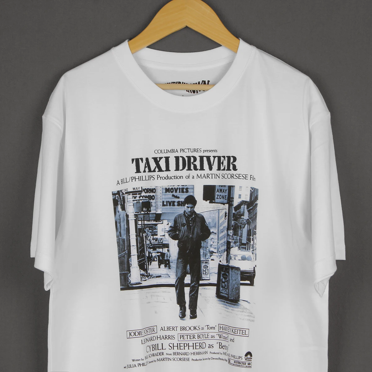 90sタクシードライバー　Tシャツ 白　M TAXI D スペシャル 90s TAXI DRIVER”タクシードライバー”ムービーTシャツ
