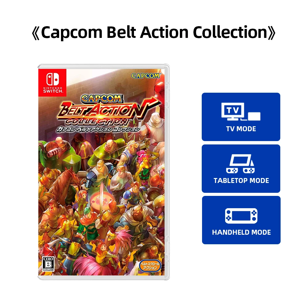 Nintendo Switch CAPCOM BELT ACTION COLLECTION cp system2 Nintendo Switch Capcom Belt Action Collection plus CP System