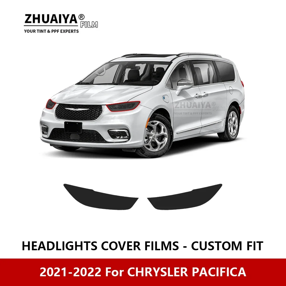 

For CHRYSLER PACIFICA 2021-2022 Car Exterior Headlight Anti-scratch PPF precut Protective film Repair film stickers Accessories