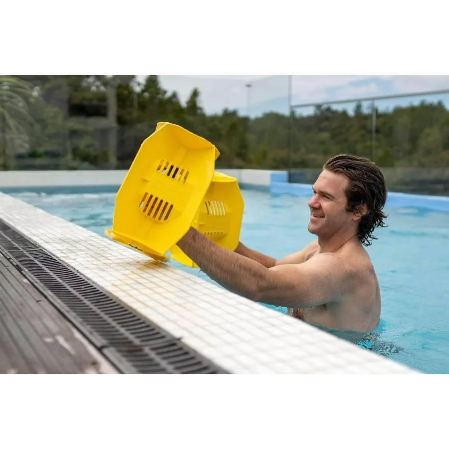 Hydro Tone - HYDRO-BELL Pool Weights for Water Exercise Pair | Water Weights | Functional Strength Training with Pool Weight | A