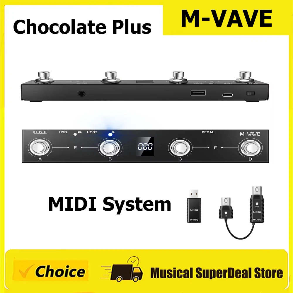 M-vave MIDI システム/チョコレートプラス MIDI コントローラー