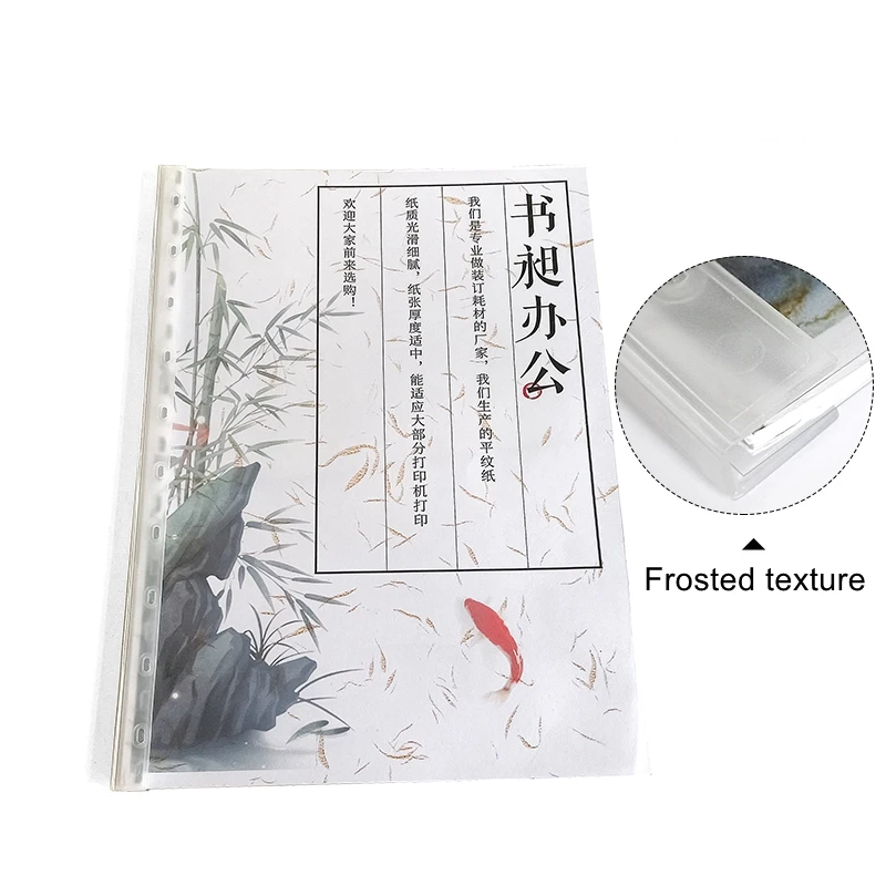 10PCS/LOT White Transparent Plastic Binding strips 3-35mm(20-325sheets) 10 holes A4 Comb binding suppliers plastic binders