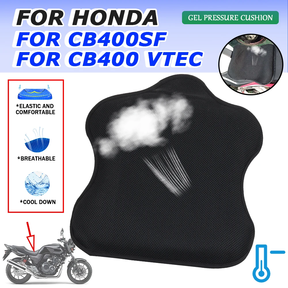 Per Honda Cb400Sf Cb 400 Sf Cb400 Vtec Cb400 Super Four Accessori Moto Gel Seat Gel Pad Gel Cuscino Copertura Rete Di Raffreddamento
