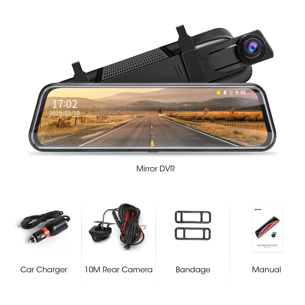 Jansite  DVR  ķ ġ ũ,     , 10 ġ, 1080P, IMX307  ĸ ī޶, 256G