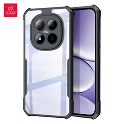 Xundd Protective Clear Shell Case - Acrylic + TPU Airbag Anti - drop Back Cover for Redmi note 15 Pro 4G (Black Clear)