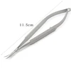 12.5cm Stainless Steel Round Handle Straight Corneal Scissors 4