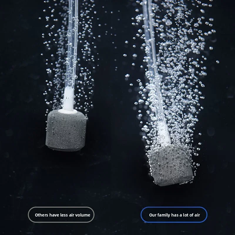 Portable Air Pump for Aquarium Fish Tank, Oxygen Pump with Air Stone for Aquatic Pets Home Garden Fishing Supplies