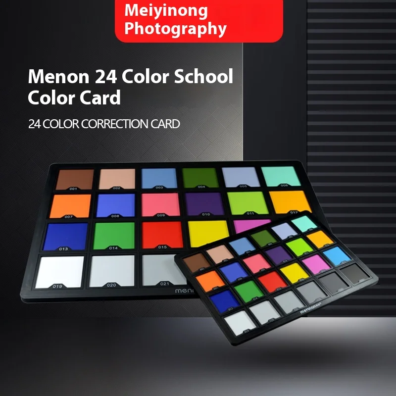 Menon Professional 24 Color checker Palette Board Card Test for Superior Digital Color Correction for Balancing Photo Editing