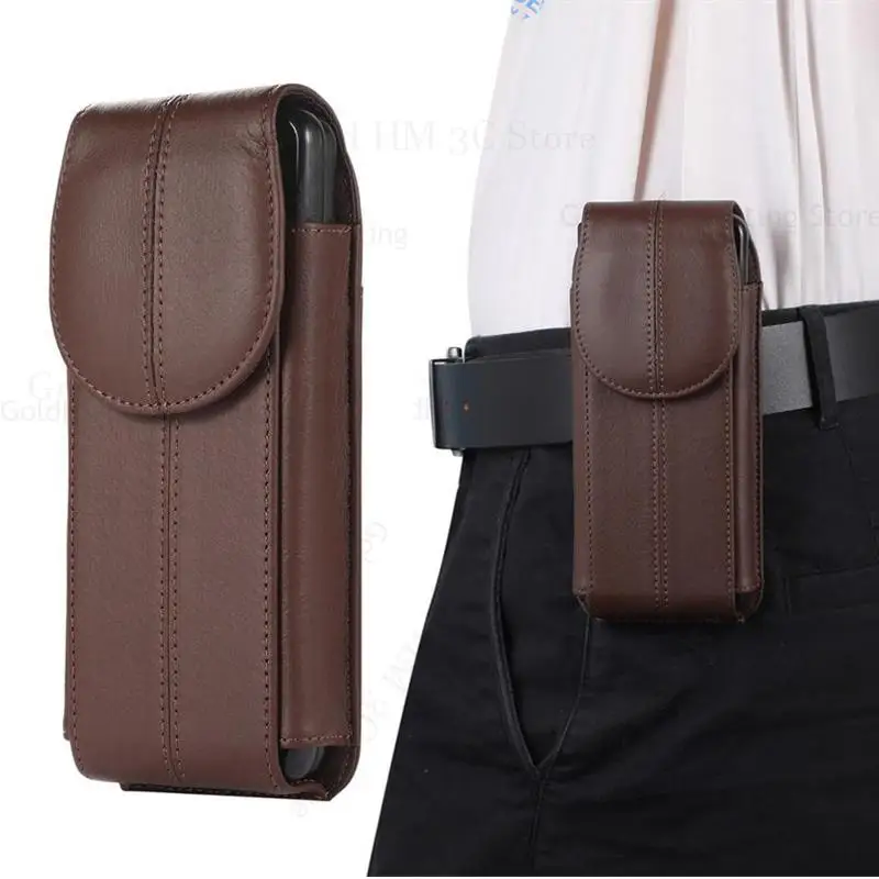 

Leather Phone Flip Case For Honor V Purse Magic V2 VS Belt Clip Holster Waist Bag For Huawei Mate X5 X3 X2 Xs2 Shockproof Pouch