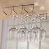 Wine Glass Rack Glass Holder Single And Double Row Wine Glass Rack High Glass Rack Cabinet Wall Hanging Storage Box 1