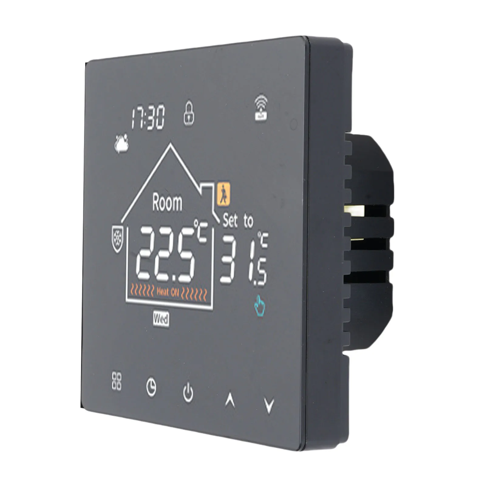 Home Thermostat Programmable Smart Thermostat Touchscreen LCD Display Water Heating Boiler Thermostat for Home  Mall Hotel