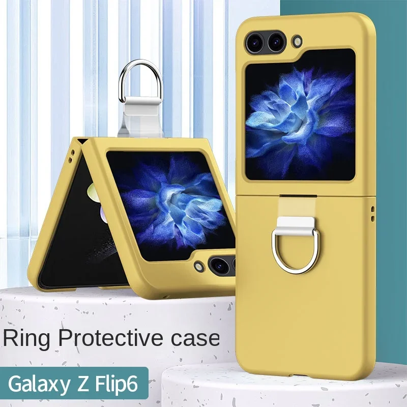 Durable Shockproof Hard Shell Phone Case - Protective Plastic Ring Cover