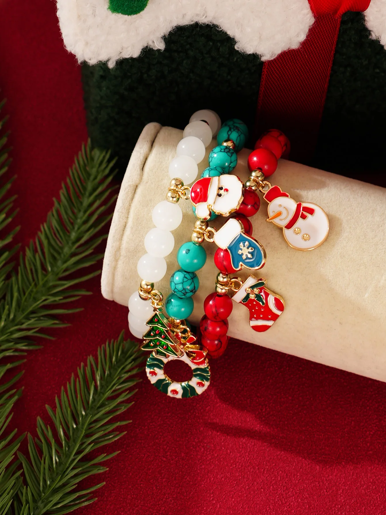 3pcs Metal Charm Bracelet for Women