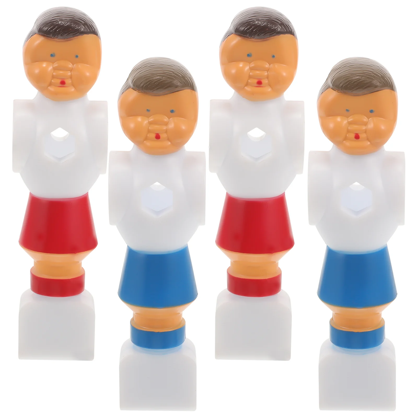 

4 Pcs Football Table Figures Replacement Parts Machine Tabletop Soccer Players Game Accessories Foosball