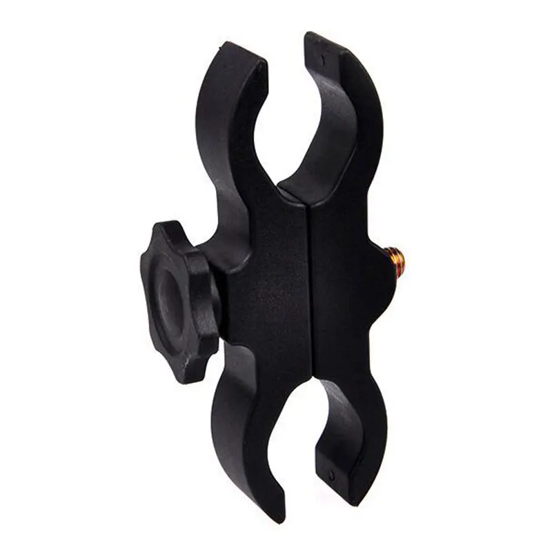 Support tactique pour lampe de poche décalée pour rail