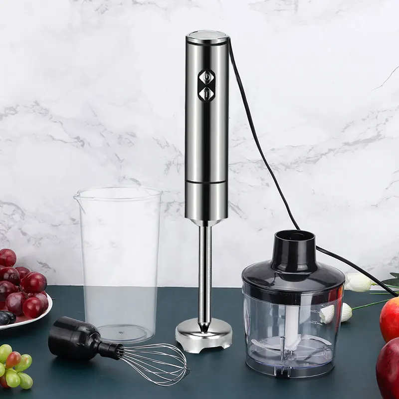 Food Blender 4 in 1 Hand-held Mixers Multi-Function Meat Grinder Mixers Electric Whisk Mixed Kitchen Crusher Equipment dual mode kitchen cold and hot mixed water faucet multifunctional spring pull faucet vegetable basin sink faucet