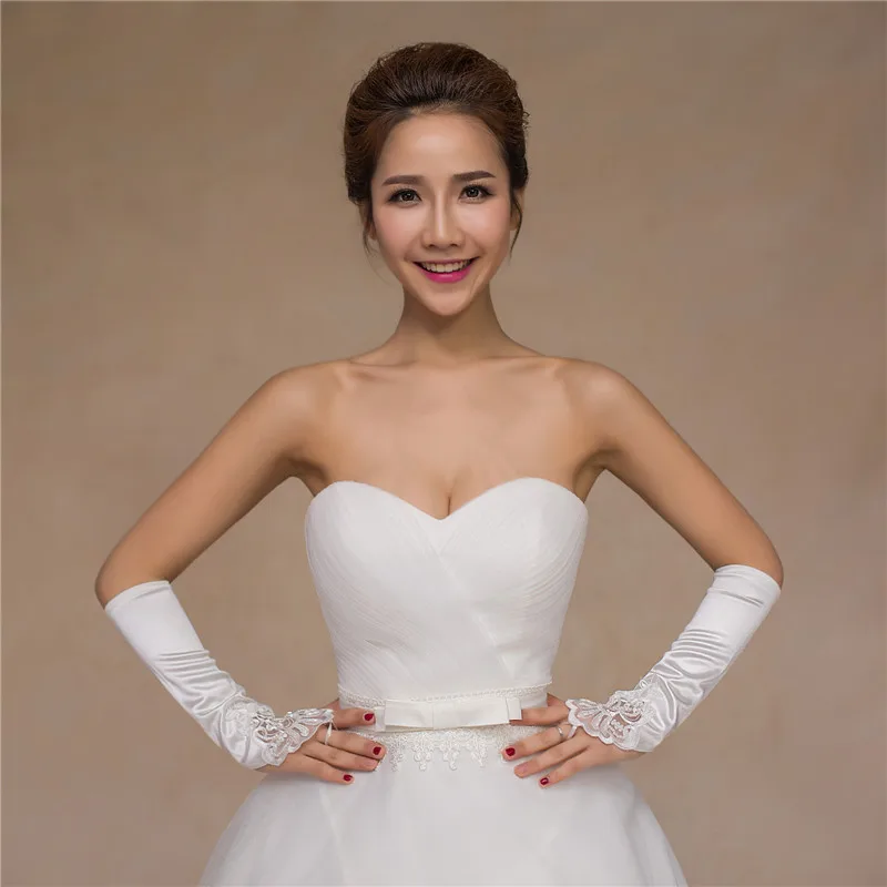 Guanti Donna Zara Guanti Da Sposa Da Donna In Pizzo Cristallo Senza Dita Guanti Da Sposa Guanti Da Sposa Floreale Avorio Guanti Lunghi Accessori Da Sposa Per La Sposa, A, Taglia Unica