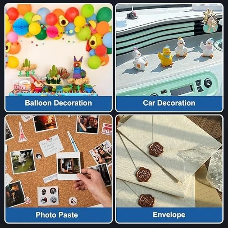 100/200pcs Transparent Double-Sided Tape Pads - Non-Marking, Anti-Skid Adhesive for DIY Projects & Model Car Decor Double