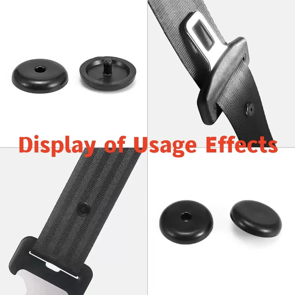 10 pezzi cintura di sicurezza per auto efficace sicurezza regolabile affidabile durevole antiscivolo clip per cintura localizzatore accessori misure di sicurezza limiti - immagine 2