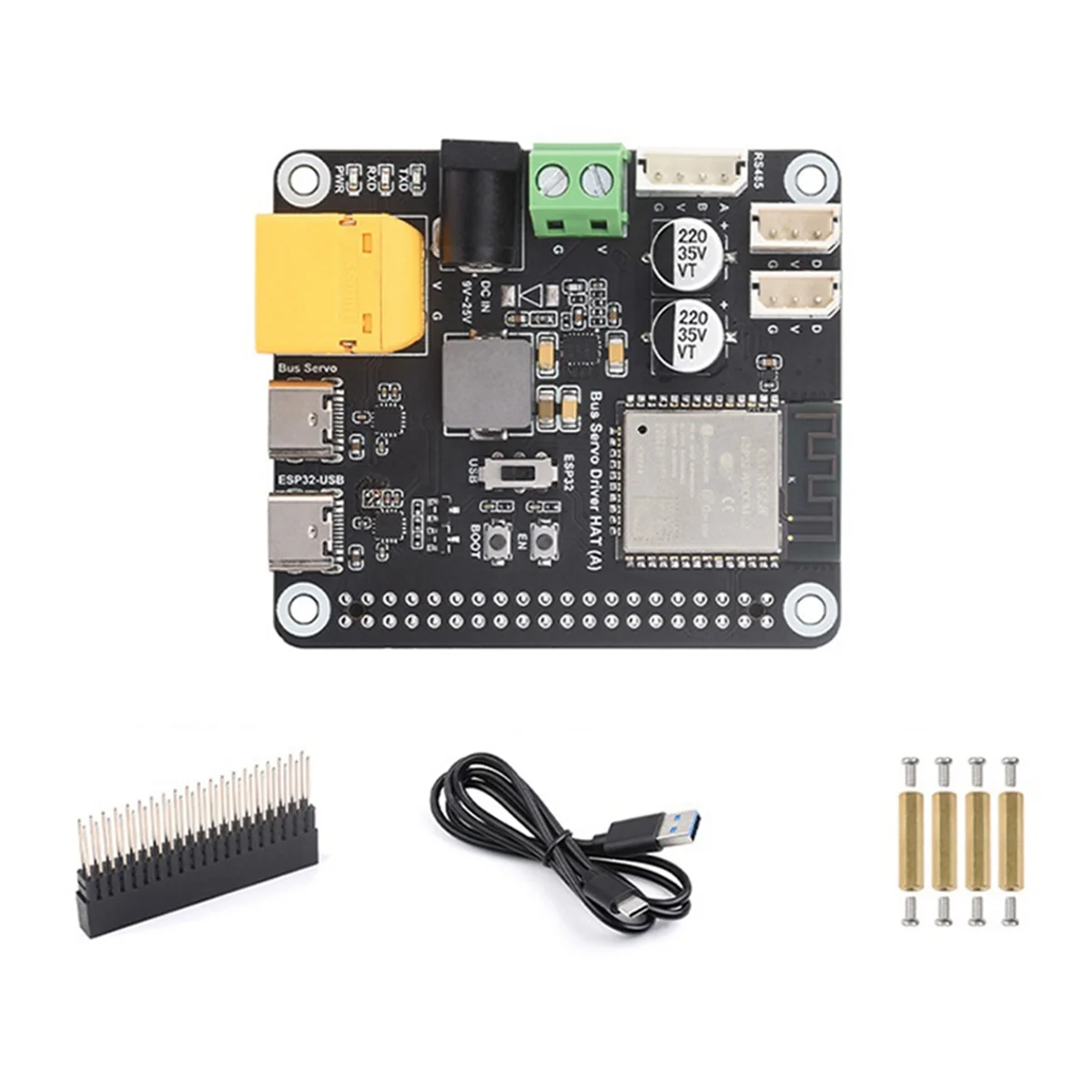 JAS-Waveshare ESP32 Serial Bus Servo Driver Board Module Built-in WIFI Bluetooth Support ESP-NOW for ST/RSBL Series Bus