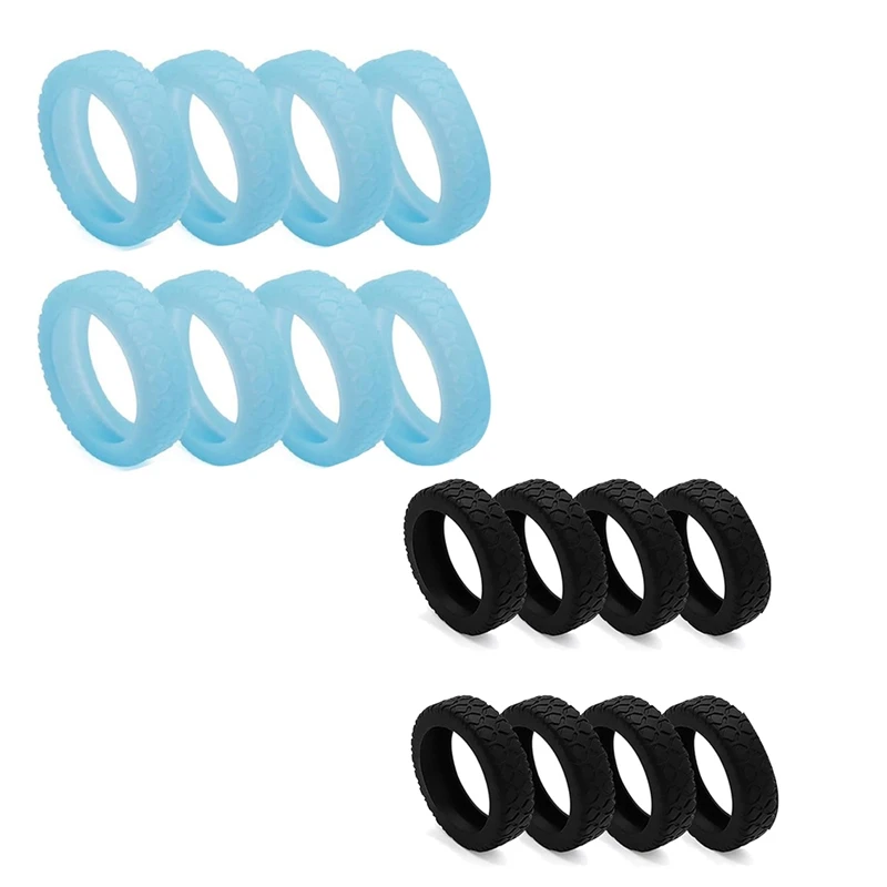 AT19-8Pcs Suitcases Wheel Covers,Silicone Luggage Compartment Wheel Cover For Most 8 Spinner Wheels