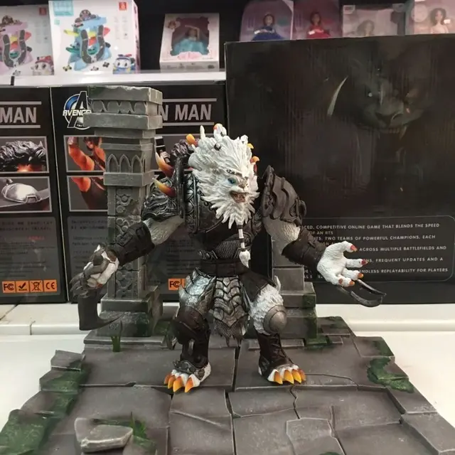 Original Lol Figurine League Of Legendsofficial Rengar Authentic Game  Periphery Character Model Medium-sized Sculpture Gift Toy - AliExpress
